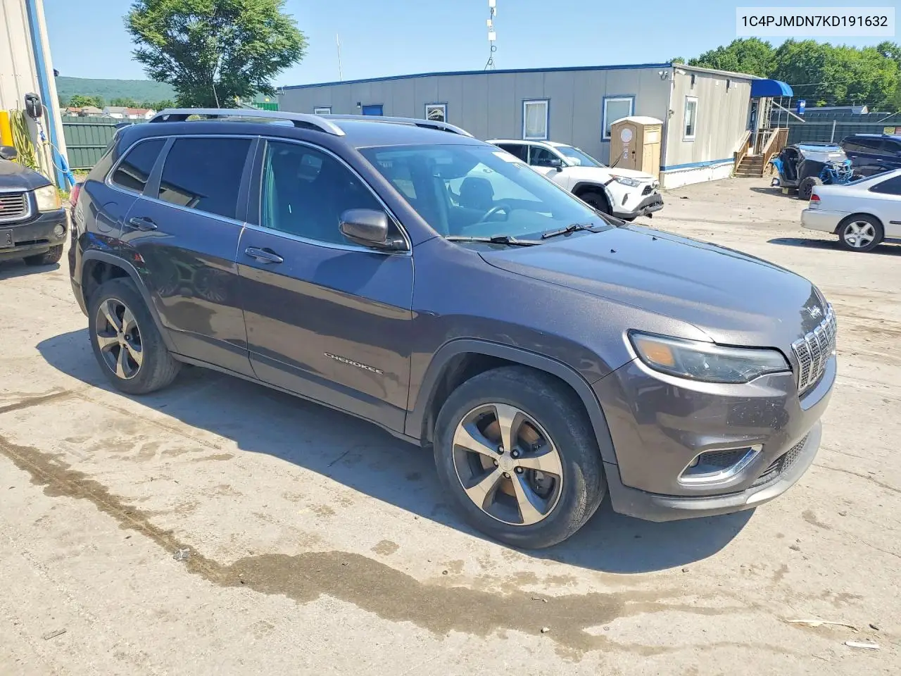 2019 Jeep Cherokee Limited VIN: 1C4PJMDN7KD191632 Lot: 61694976