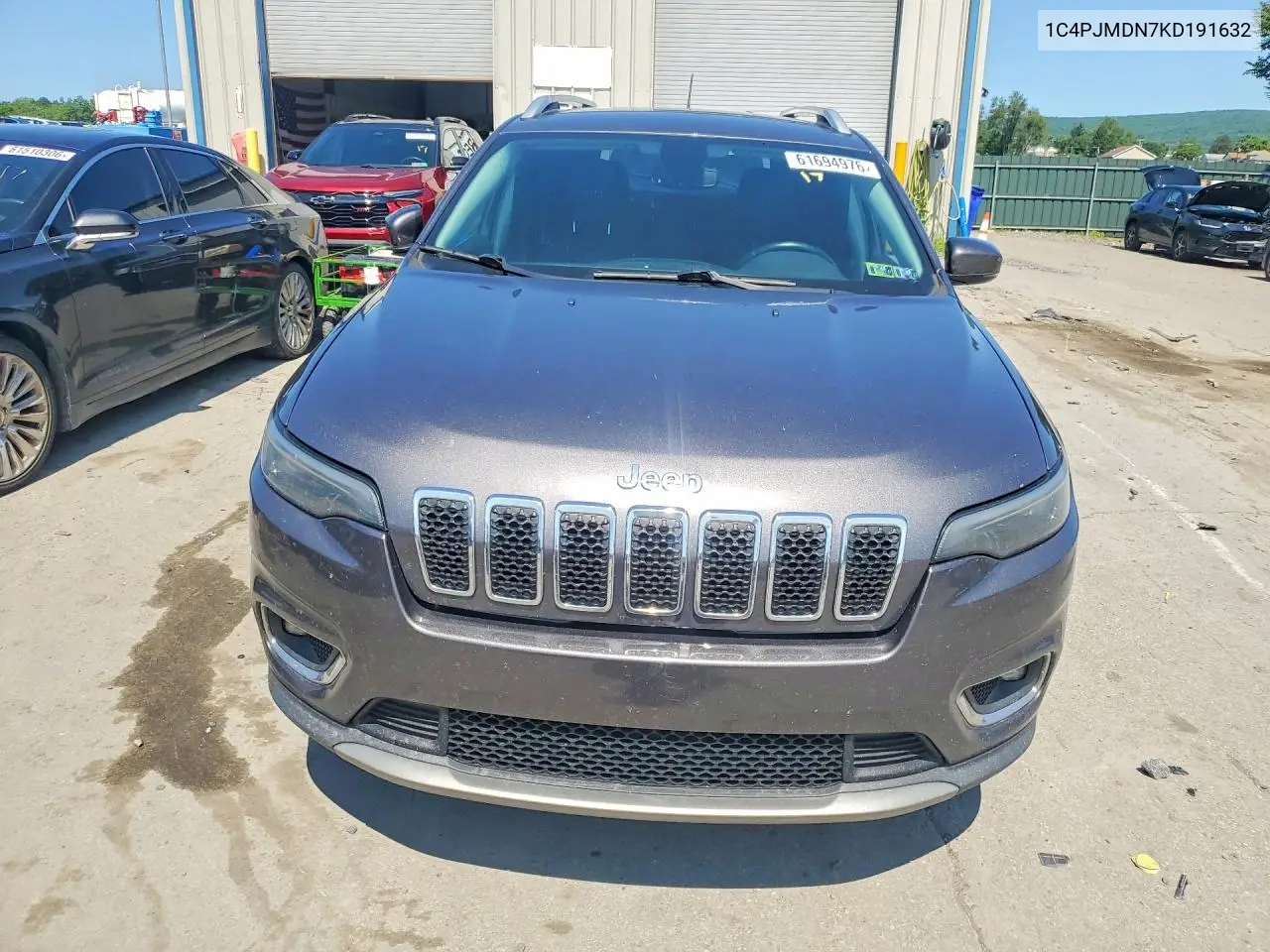 2019 Jeep Cherokee Limited VIN: 1C4PJMDN7KD191632 Lot: 61694976