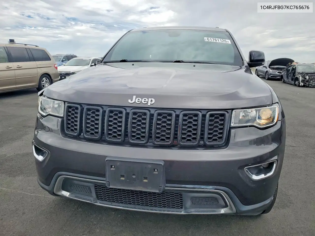 2019 Jeep Grand Cherokee Limited VIN: 1C4RJFBG7KC765676 Lot: 61761126