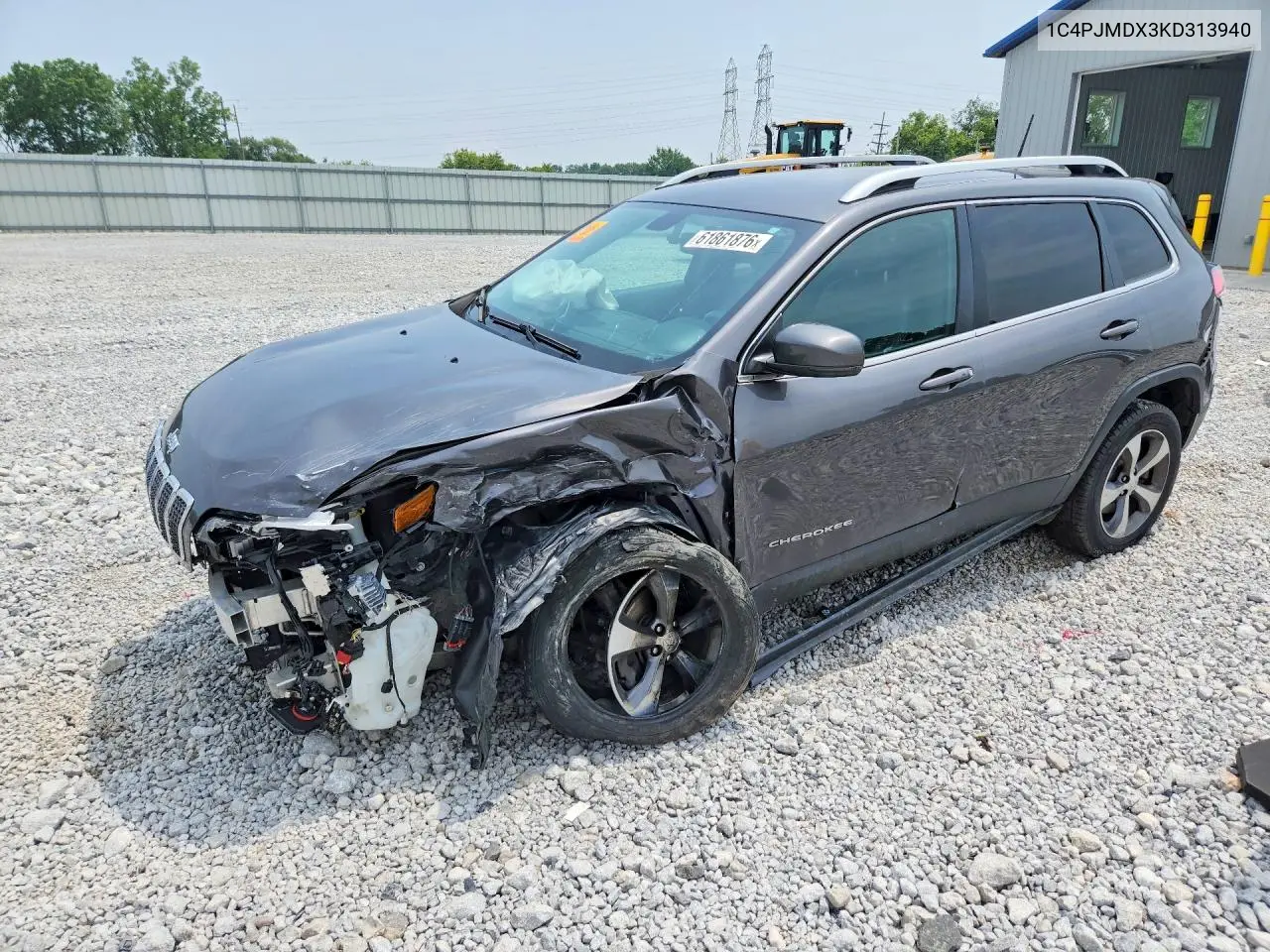 2019 Jeep Cherokee Limited VIN: 1C4PJMDX3KD313940 Lot: 61861876
