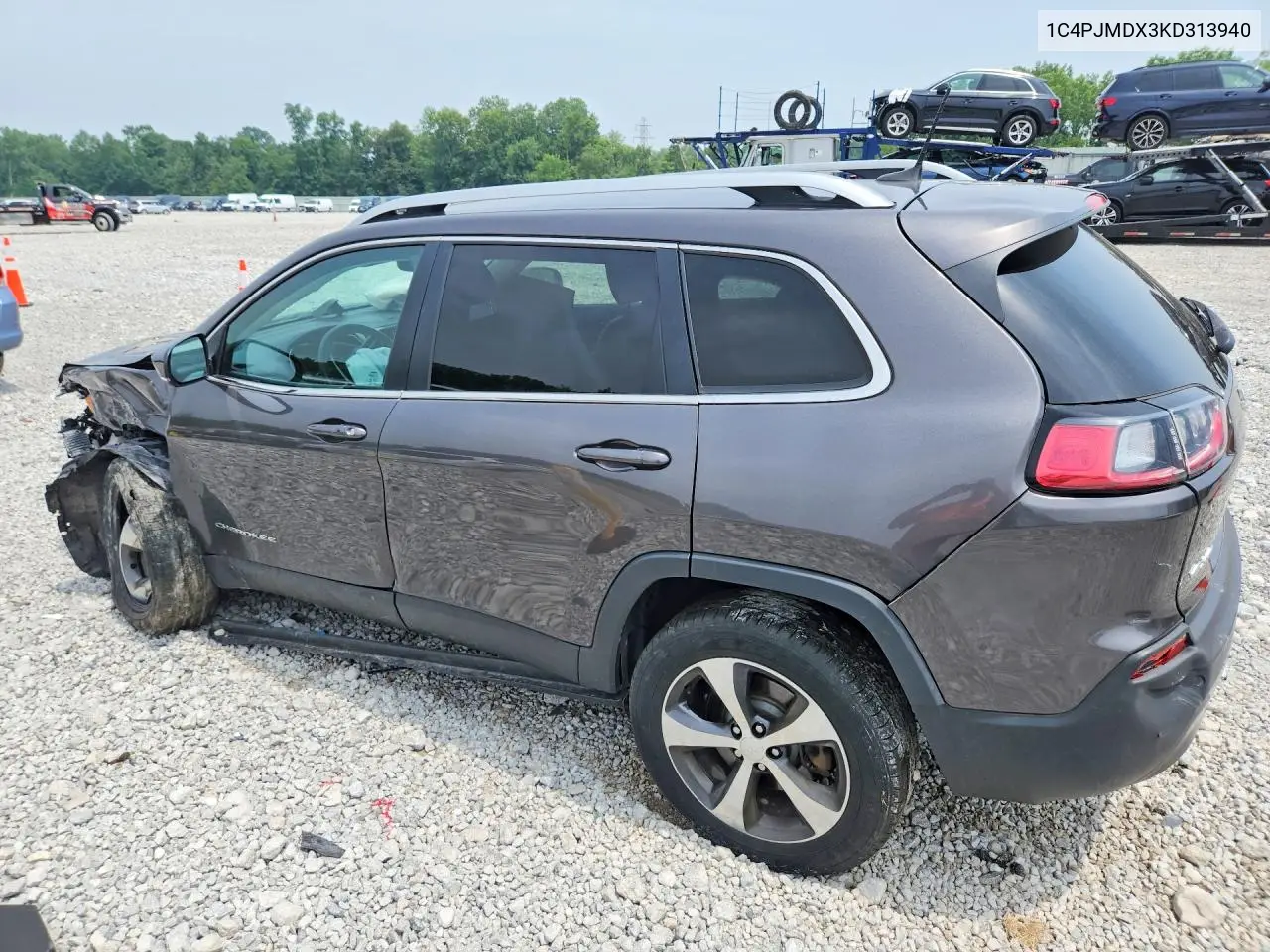 2019 Jeep Cherokee Limited VIN: 1C4PJMDX3KD313940 Lot: 61861876