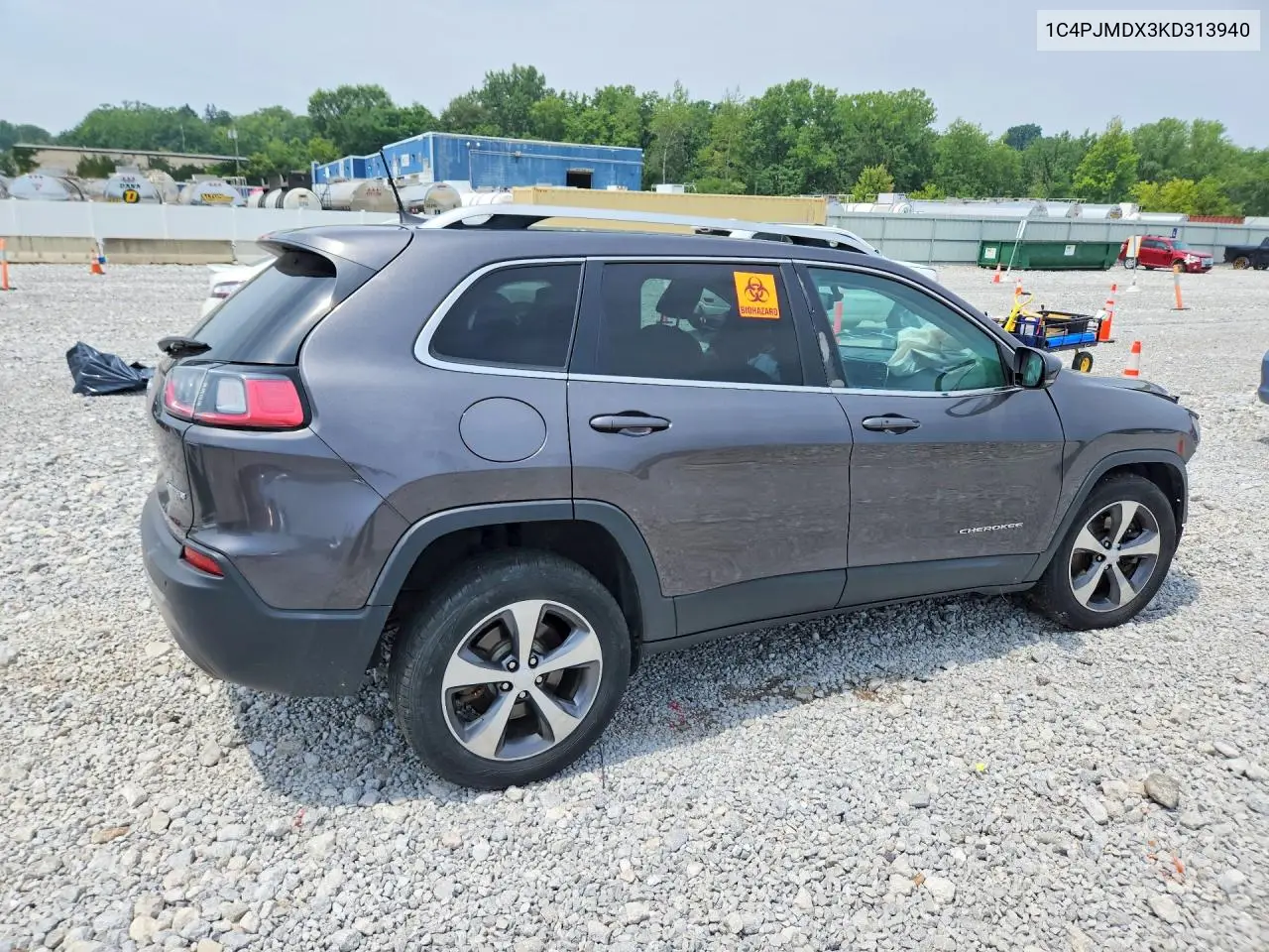 2019 Jeep Cherokee Limited VIN: 1C4PJMDX3KD313940 Lot: 61861876