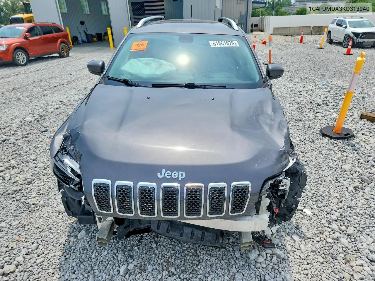 2019 Jeep Cherokee Limited VIN: 1C4PJMDX3KD313940 Lot: 61861876