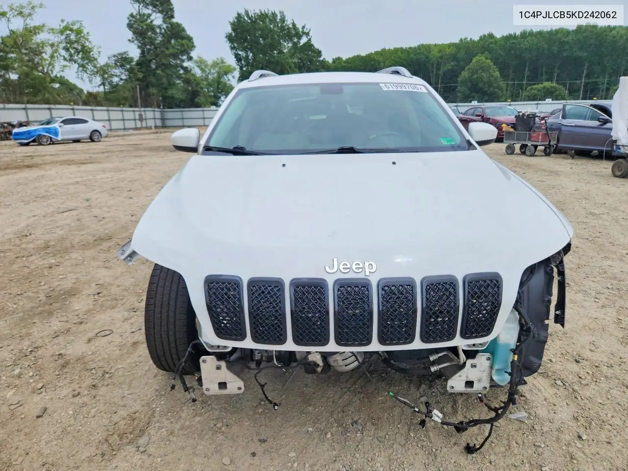 2019 Jeep Cherokee Latitude VIN: 1C4PJLCB5KD242062 Lot: 61999706