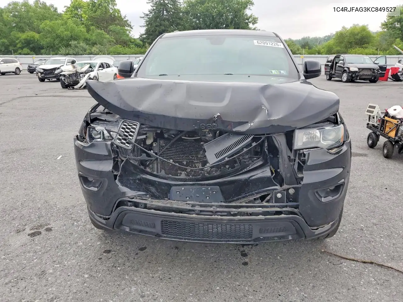 2019 Jeep Grand Cherokee Laredo VIN: 1C4RJFAG3KC849527 Lot: 62091226
