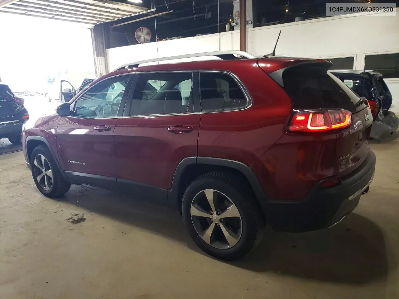 2019 Jeep Cherokee Limited VIN: 1C4PJMDX6KD331350 Lot: 62231826