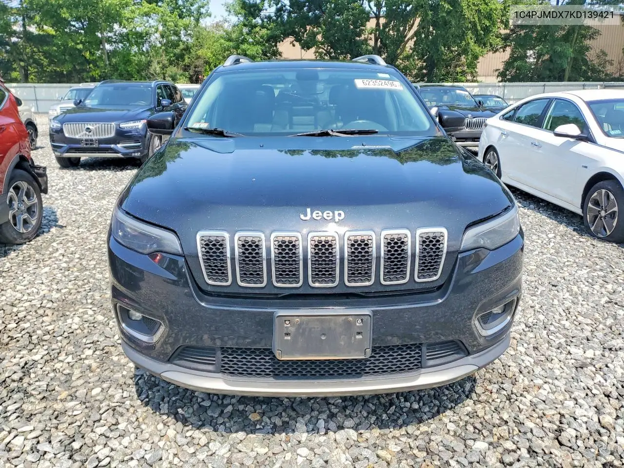2019 Jeep Cherokee Limited VIN: 1C4PJMDX7KD139421 Lot: 62352496