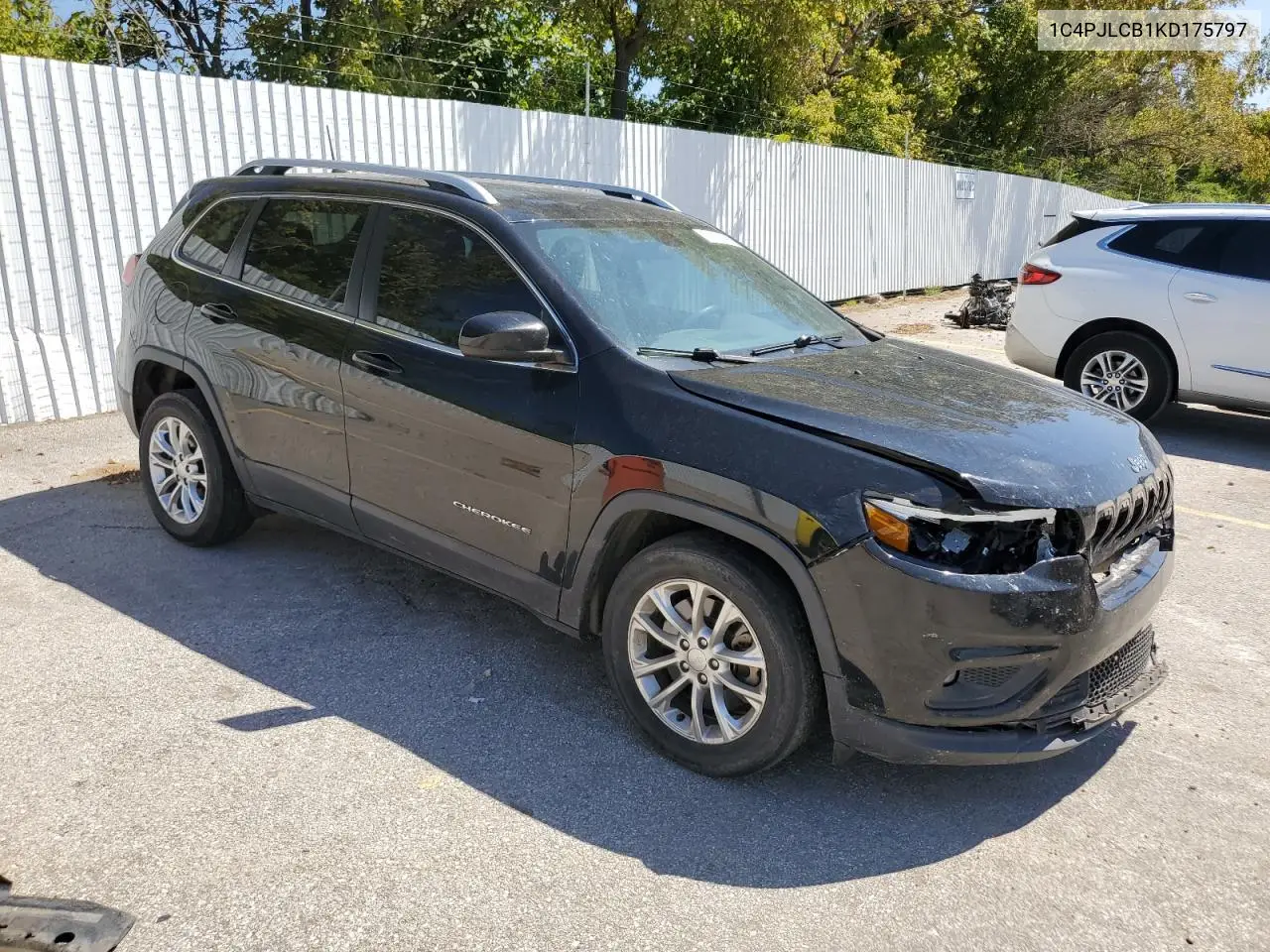 1C4PJLCB1KD175797 2019 Jeep Cherokee Latitude