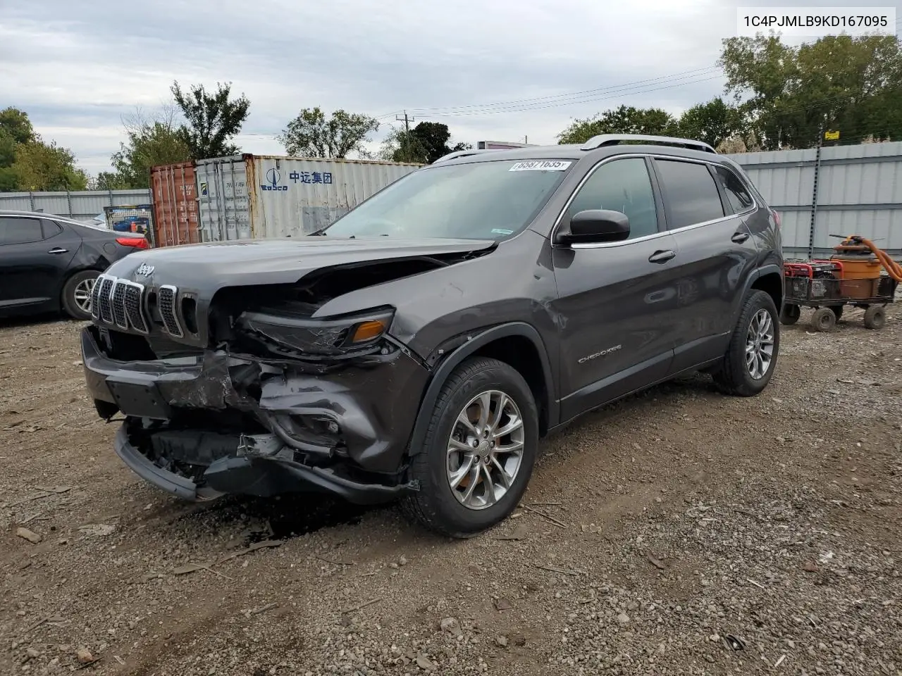 1C4PJMLB9KD167095 2019 Jeep Cherokee Latitude Plus