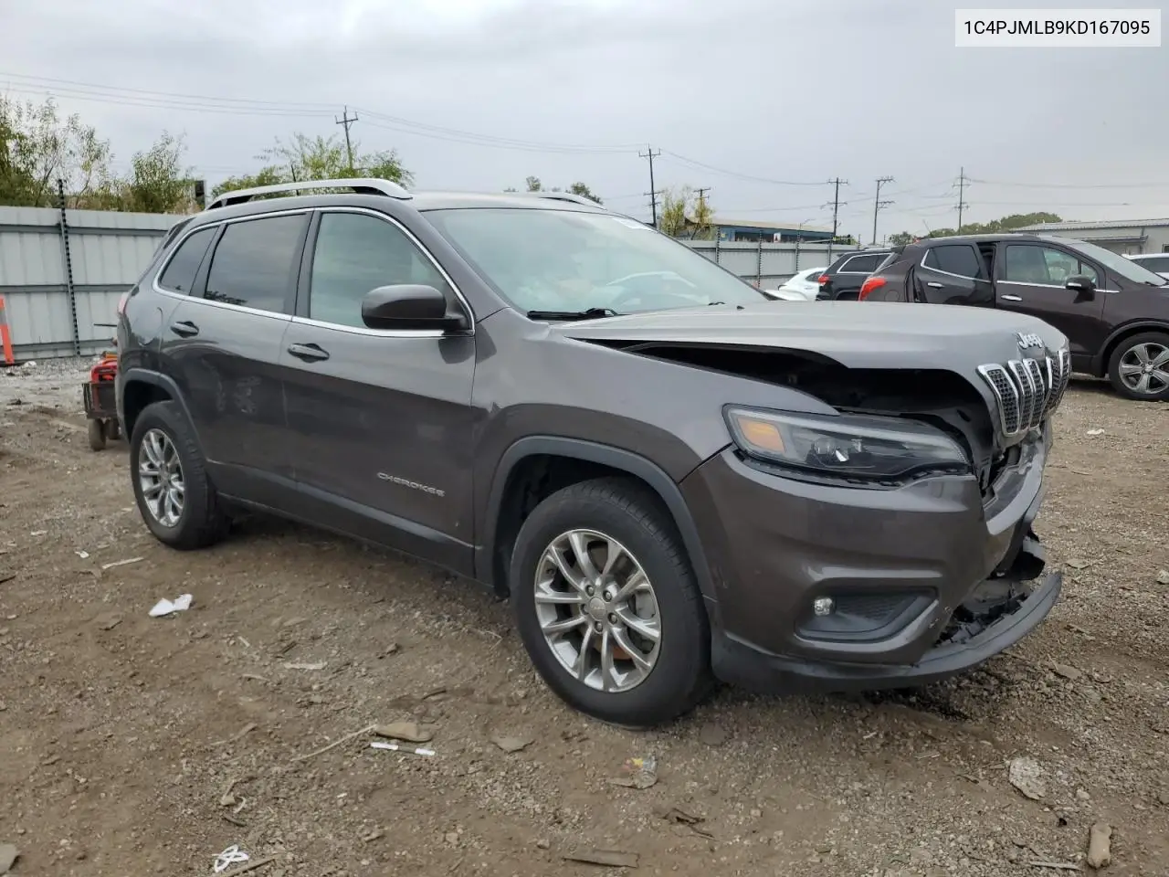1C4PJMLB9KD167095 2019 Jeep Cherokee Latitude Plus