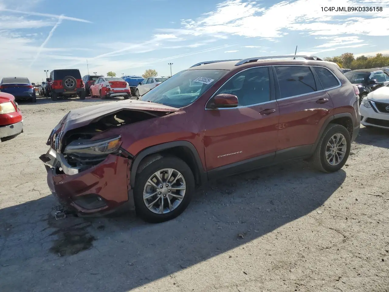 1C4PJMLB9KD336158 2019 Jeep Cherokee Latitude Plus