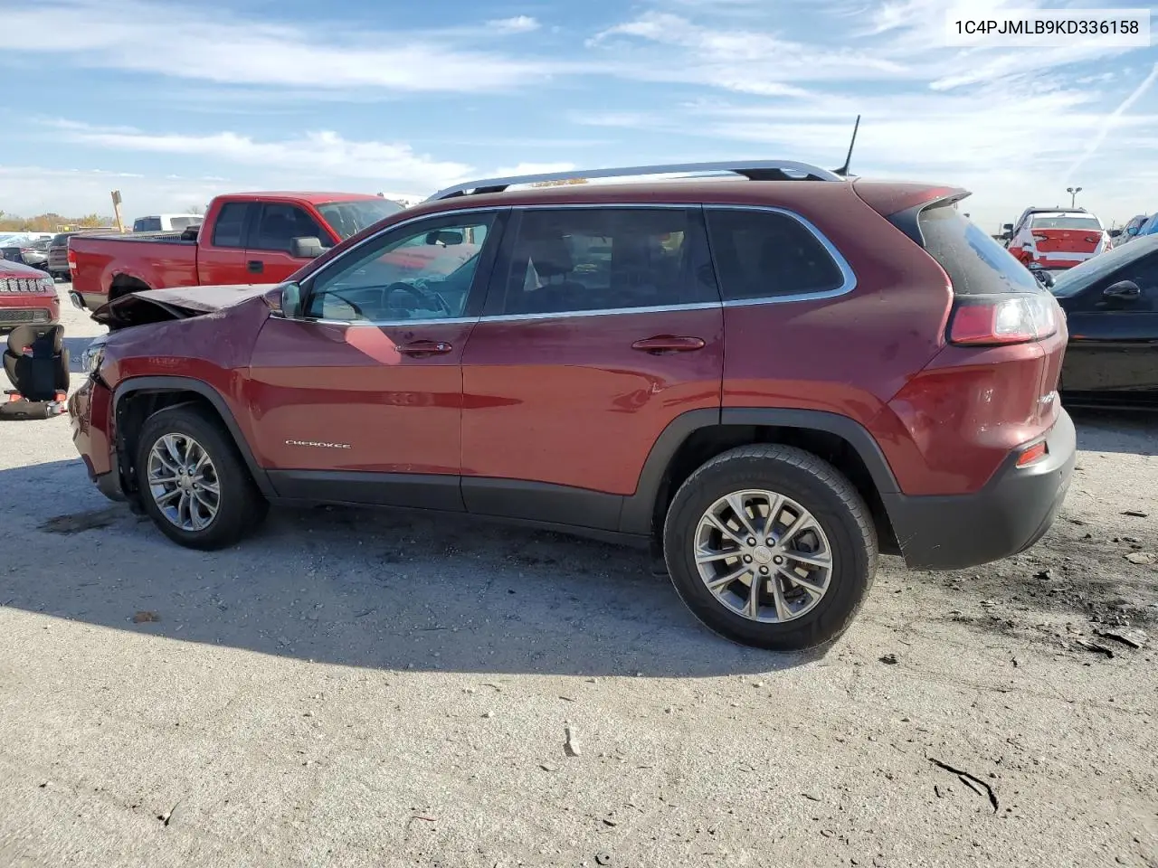 1C4PJMLB9KD336158 2019 Jeep Cherokee Latitude Plus