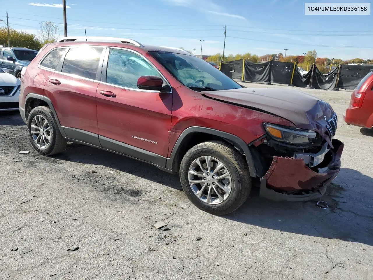 1C4PJMLB9KD336158 2019 Jeep Cherokee Latitude Plus