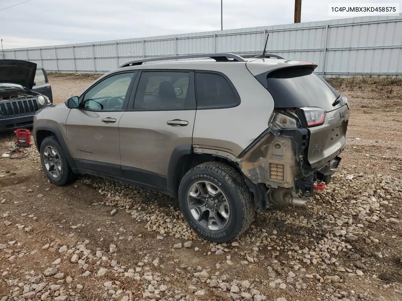 1C4PJMBX3KD458575 2019 Jeep Cherokee Trailhawk