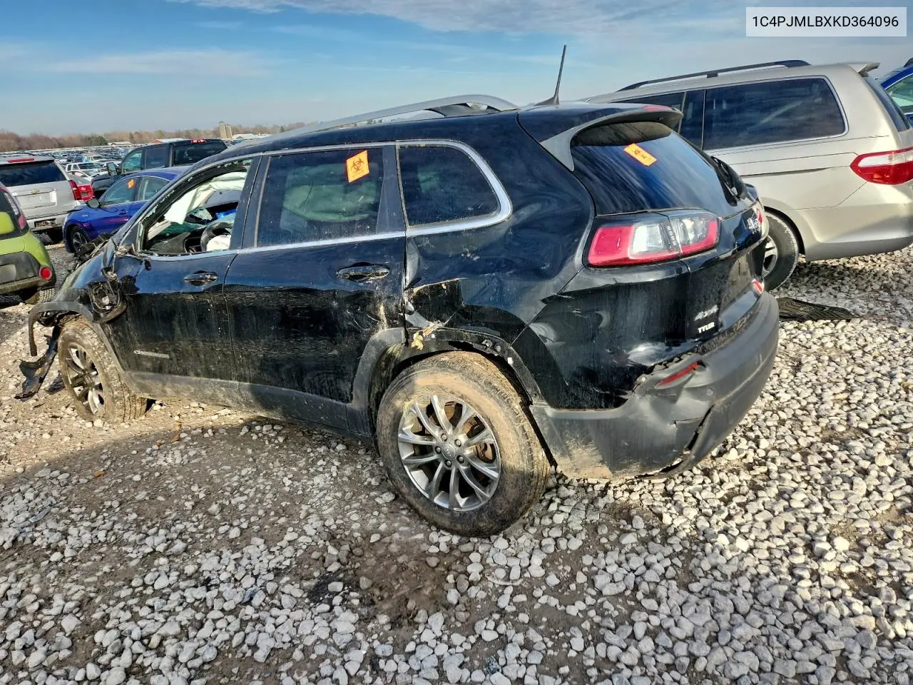 1C4PJMLBXKD364096 2019 Jeep Cherokee Latitude Plus