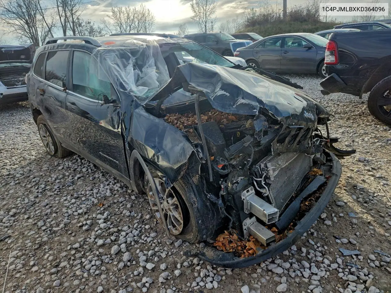1C4PJMLBXKD364096 2019 Jeep Cherokee Latitude Plus