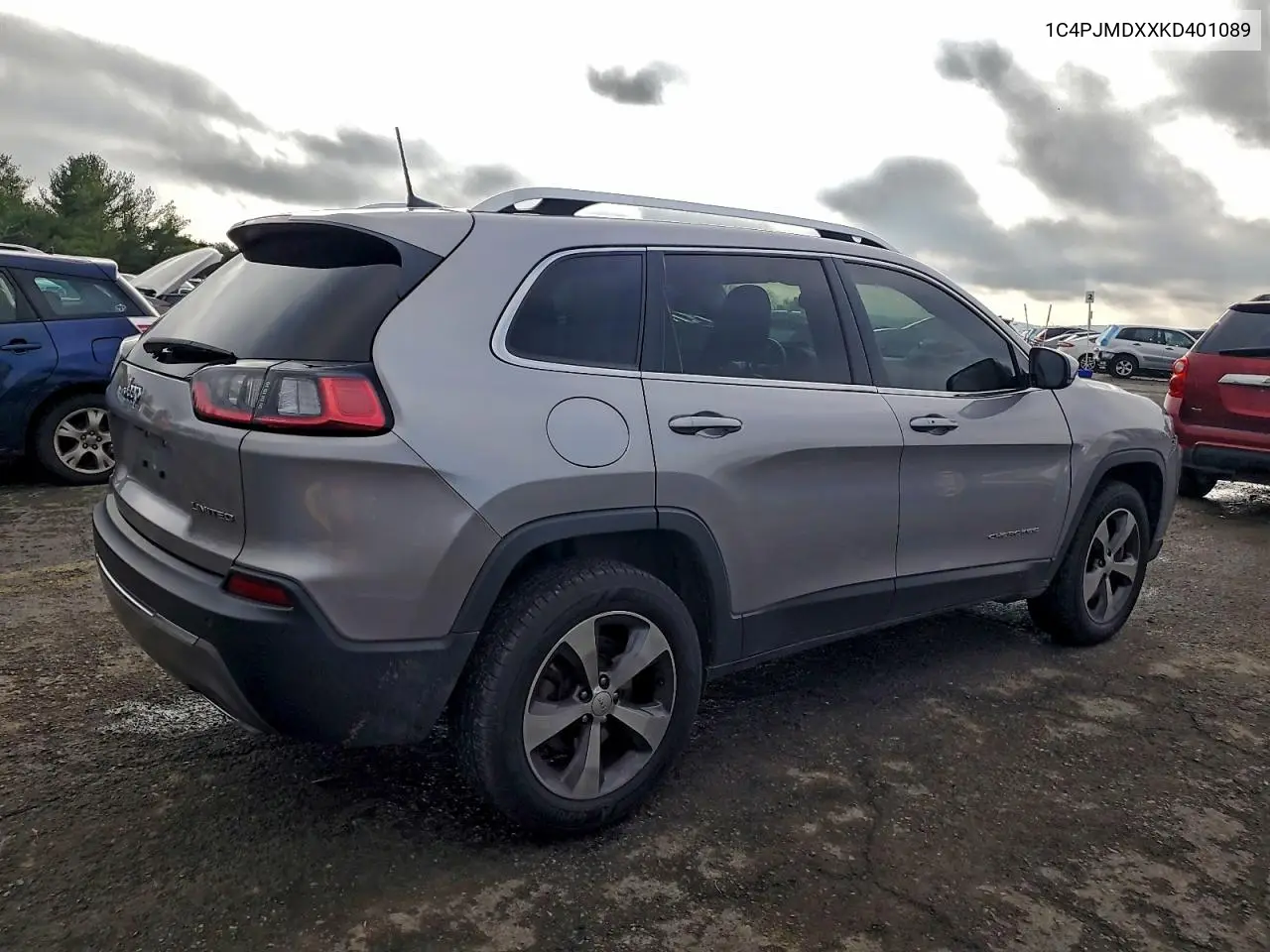 1C4PJMDXXKD401089 2019 Jeep Cherokee Limited