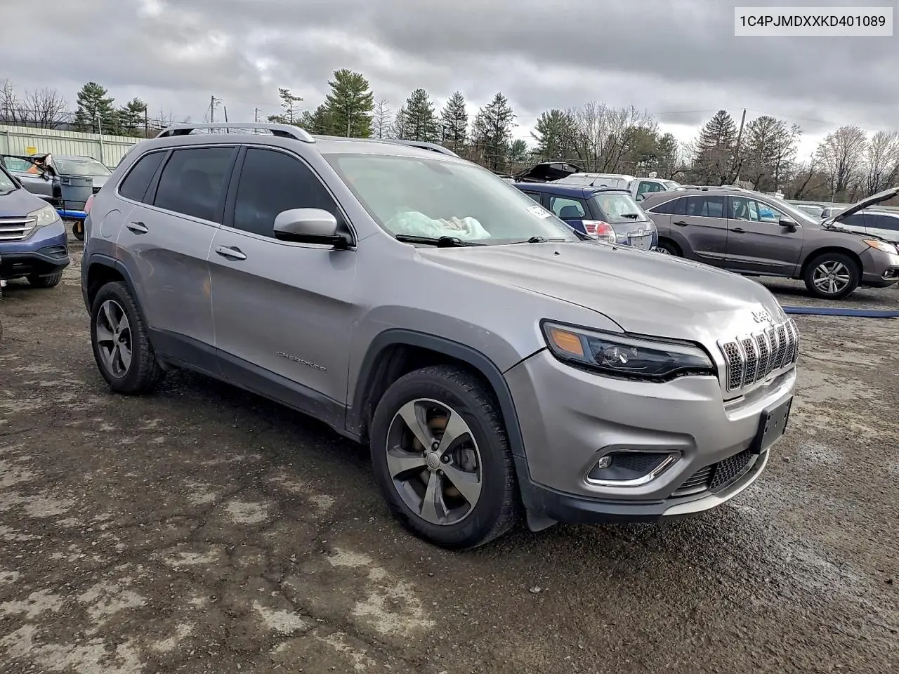 1C4PJMDXXKD401089 2019 Jeep Cherokee Limited