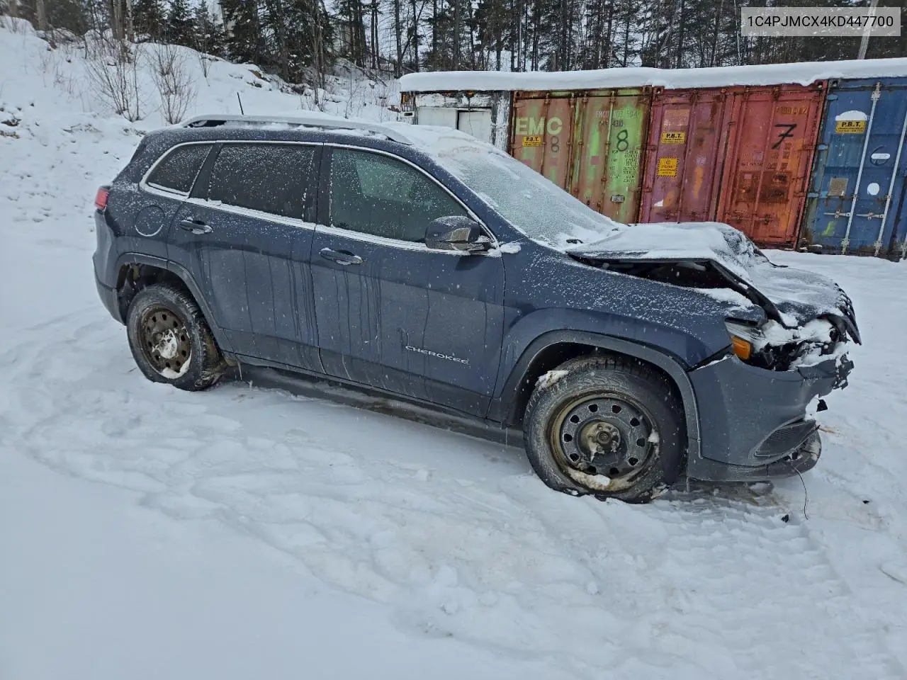 1C4PJMCX4KD447700 2019 Jeep Cherokee Latitude