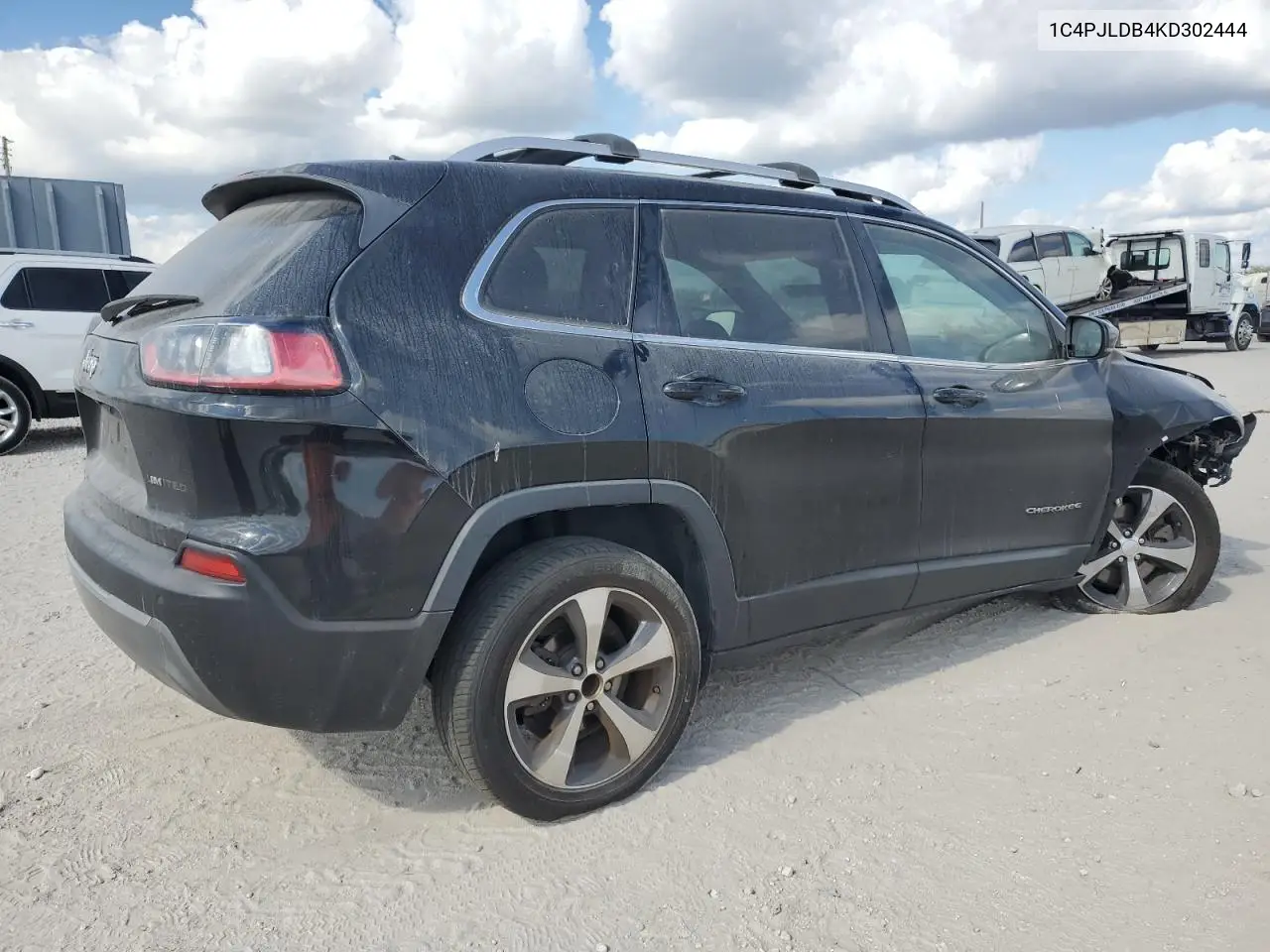 2019 Jeep Cherokee Limited VIN: 1C4PJLDB4KD302444 Lot: 99508325