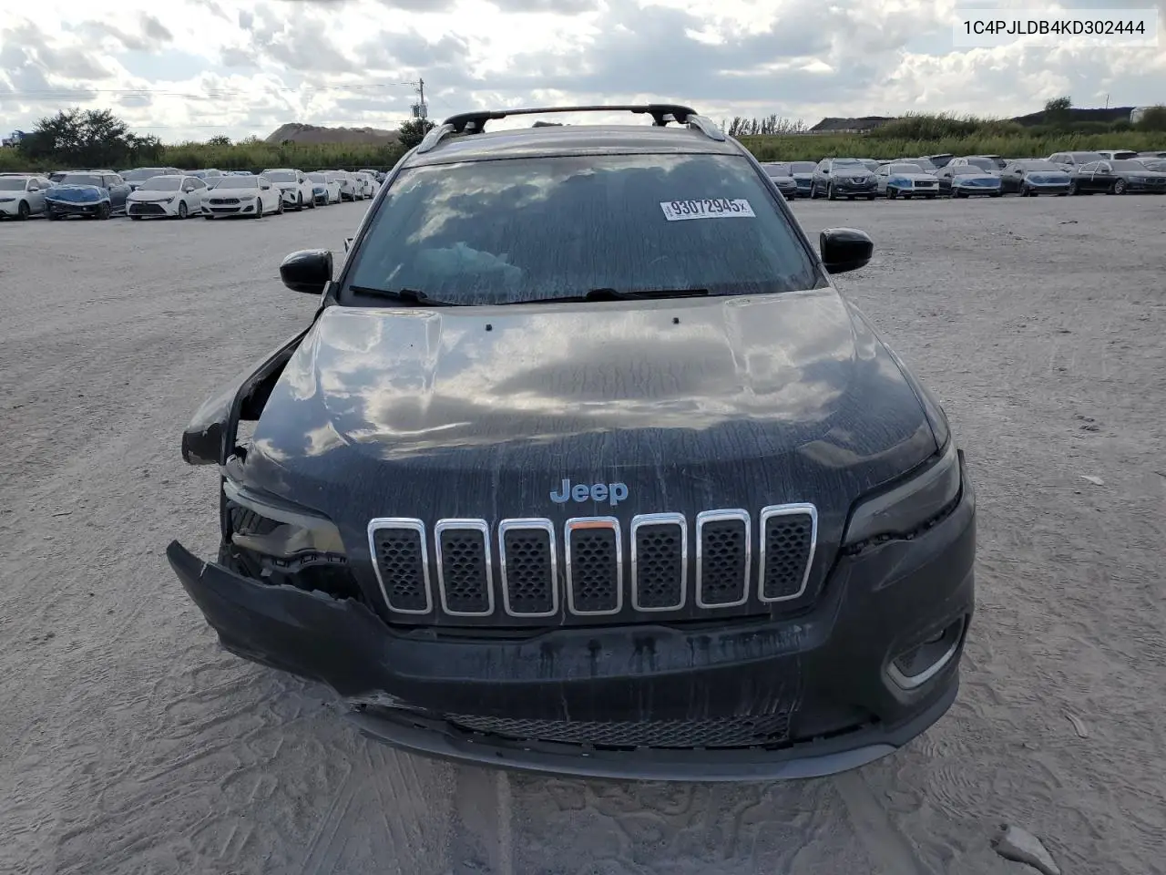2019 Jeep Cherokee Limited VIN: 1C4PJLDB4KD302444 Lot: 99508325