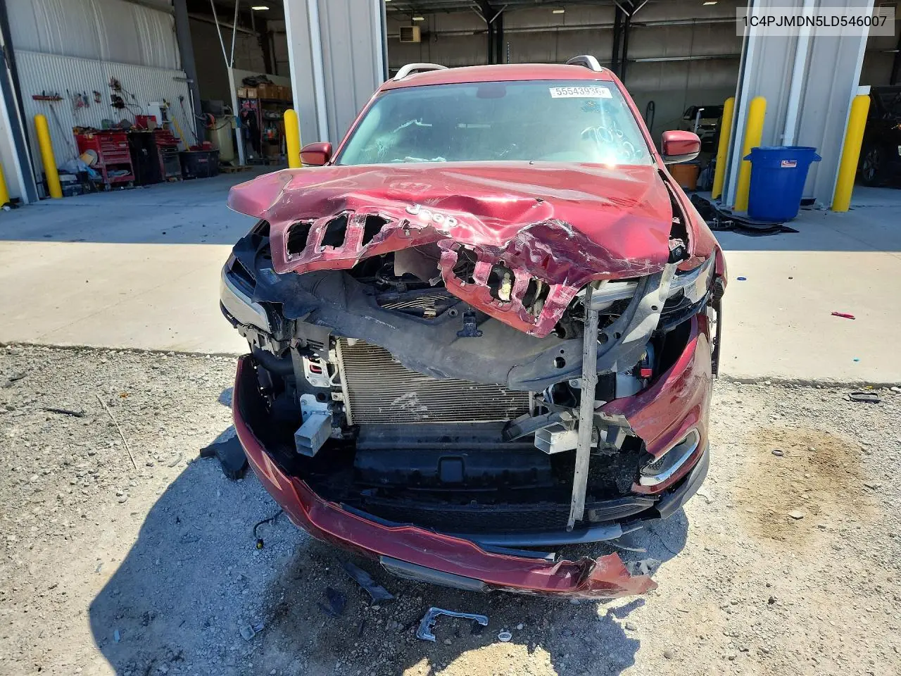 2020 Jeep Cherokee Limited VIN: 1C4PJMDN5LD546007 Lot: 55543936