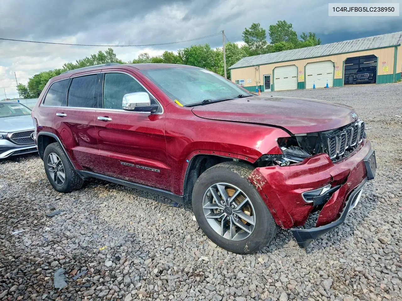 2020 Jeep Grand Cherokee Limited VIN: 1C4RJFBG5LC238950 Lot: 58361296