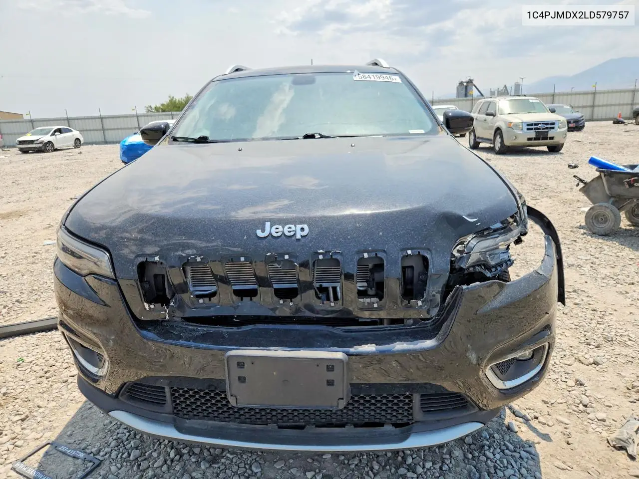 2020 Jeep Cherokee Limited VIN: 1C4PJMDX2LD579757 Lot: 58419946