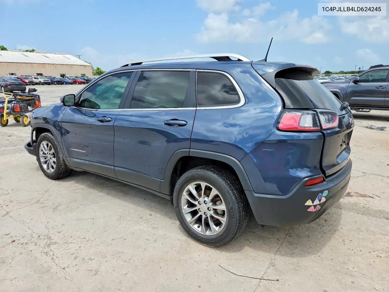 2020 Jeep Cherokee Latitude Plus VIN: 1C4PJLLB4LD624245 Lot: 58513316