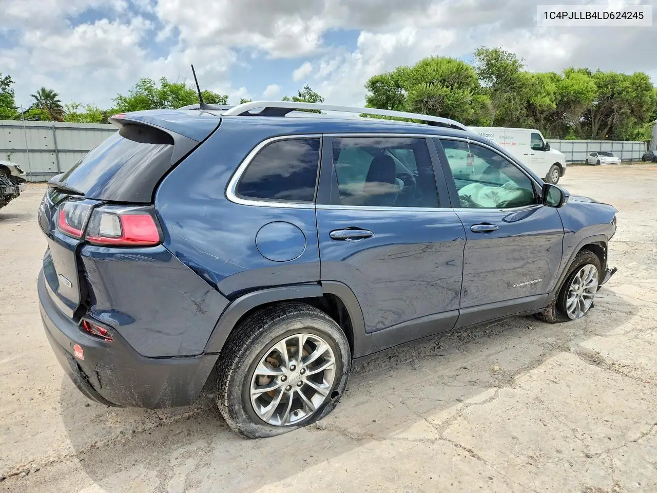 2020 Jeep Cherokee Latitude Plus VIN: 1C4PJLLB4LD624245 Lot: 58513316