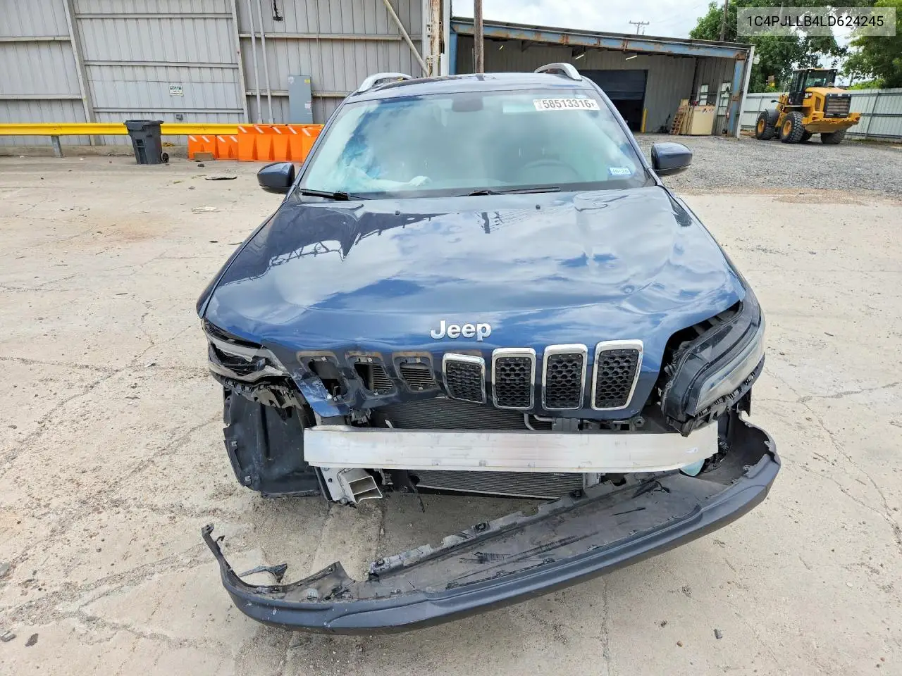 2020 Jeep Cherokee Latitude Plus VIN: 1C4PJLLB4LD624245 Lot: 58513316
