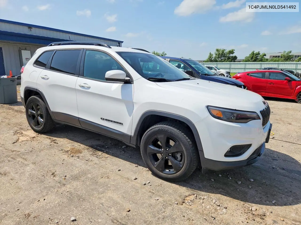 2020 Jeep Cherokee Latitude Plus VIN: 1C4PJMLN0LD541492 Lot: 58810296