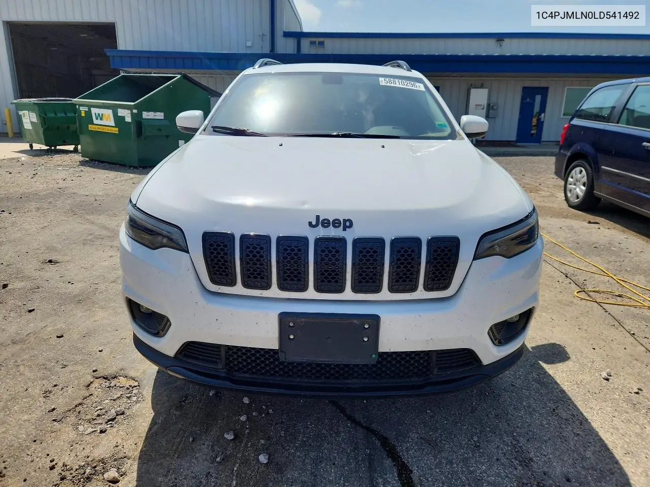 2020 Jeep Cherokee Latitude Plus VIN: 1C4PJMLN0LD541492 Lot: 58810296