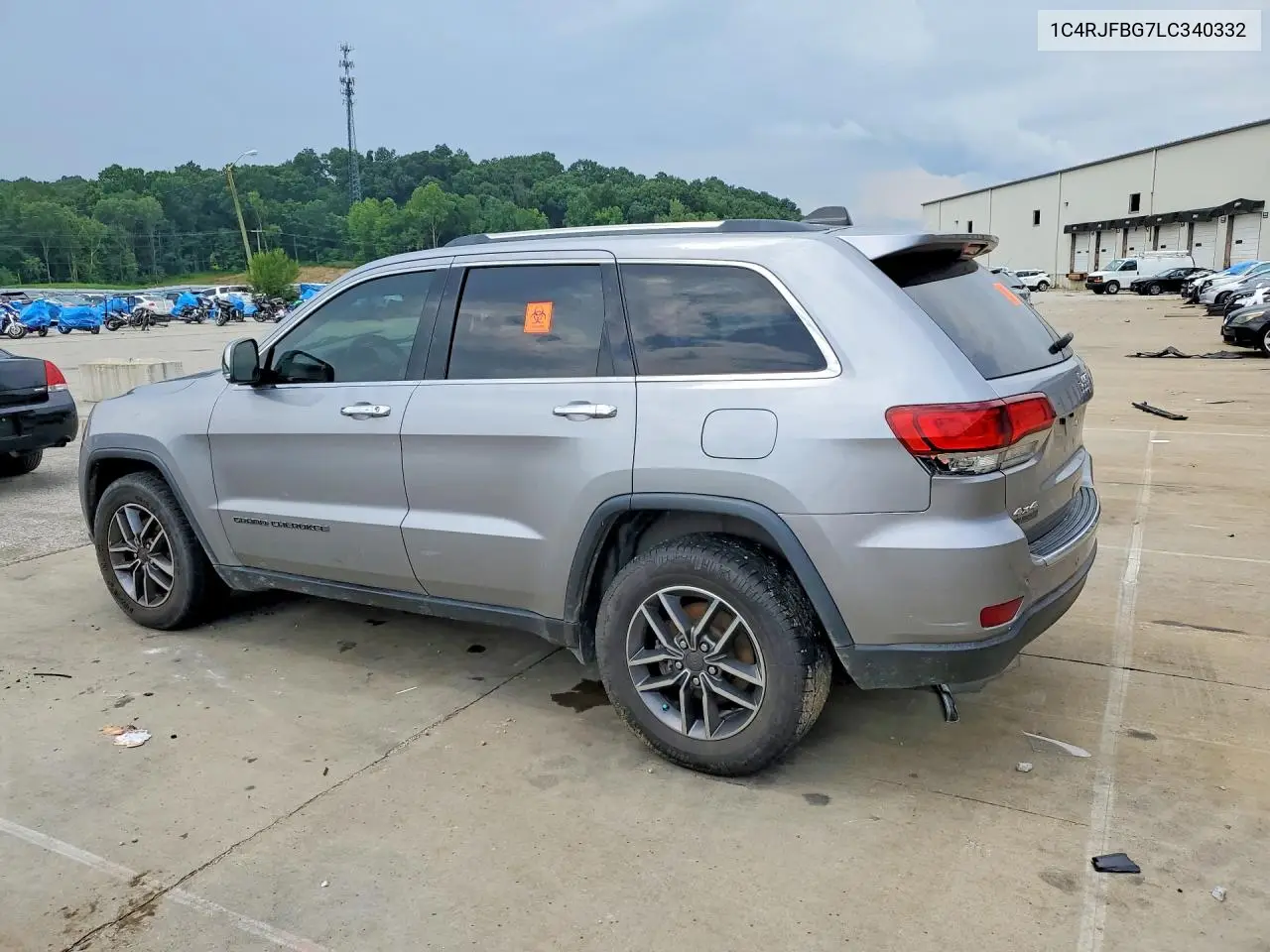 2020 Jeep Grand Cherokee Limited VIN: 1C4RJFBG7LC340332 Lot: 59331376
