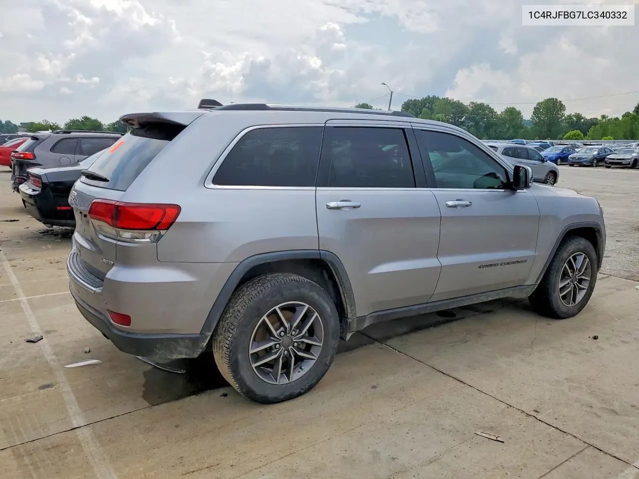 2020 Jeep Grand Cherokee Limited VIN: 1C4RJFBG7LC340332 Lot: 59331376