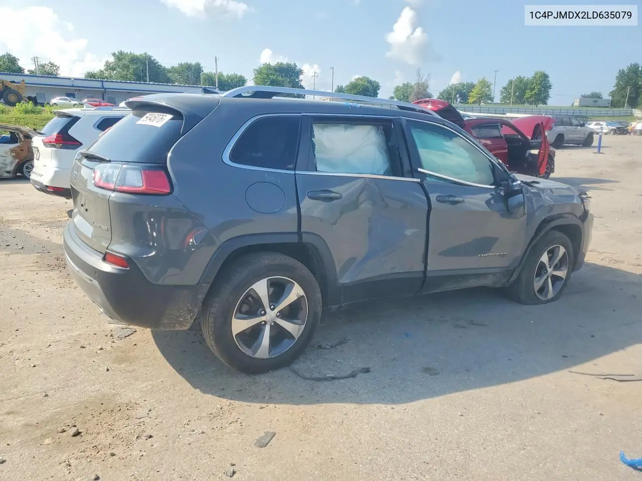 2020 Jeep Cherokee Limited VIN: 1C4PJMDX2LD635079 Lot: 59345076