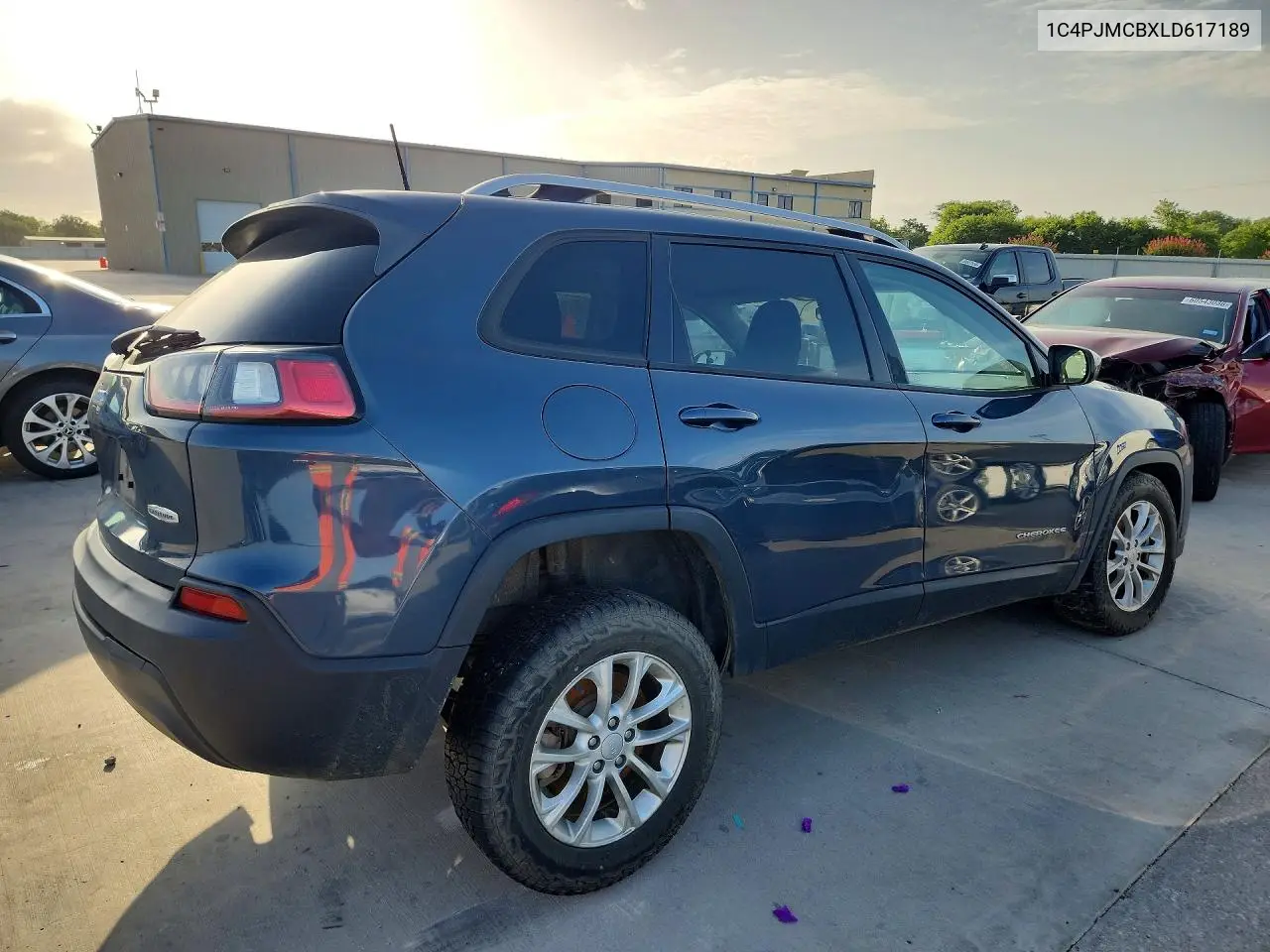 2020 Jeep Chereokee VIN: 1C4PJMCBXLD617189 Lot: 59608116