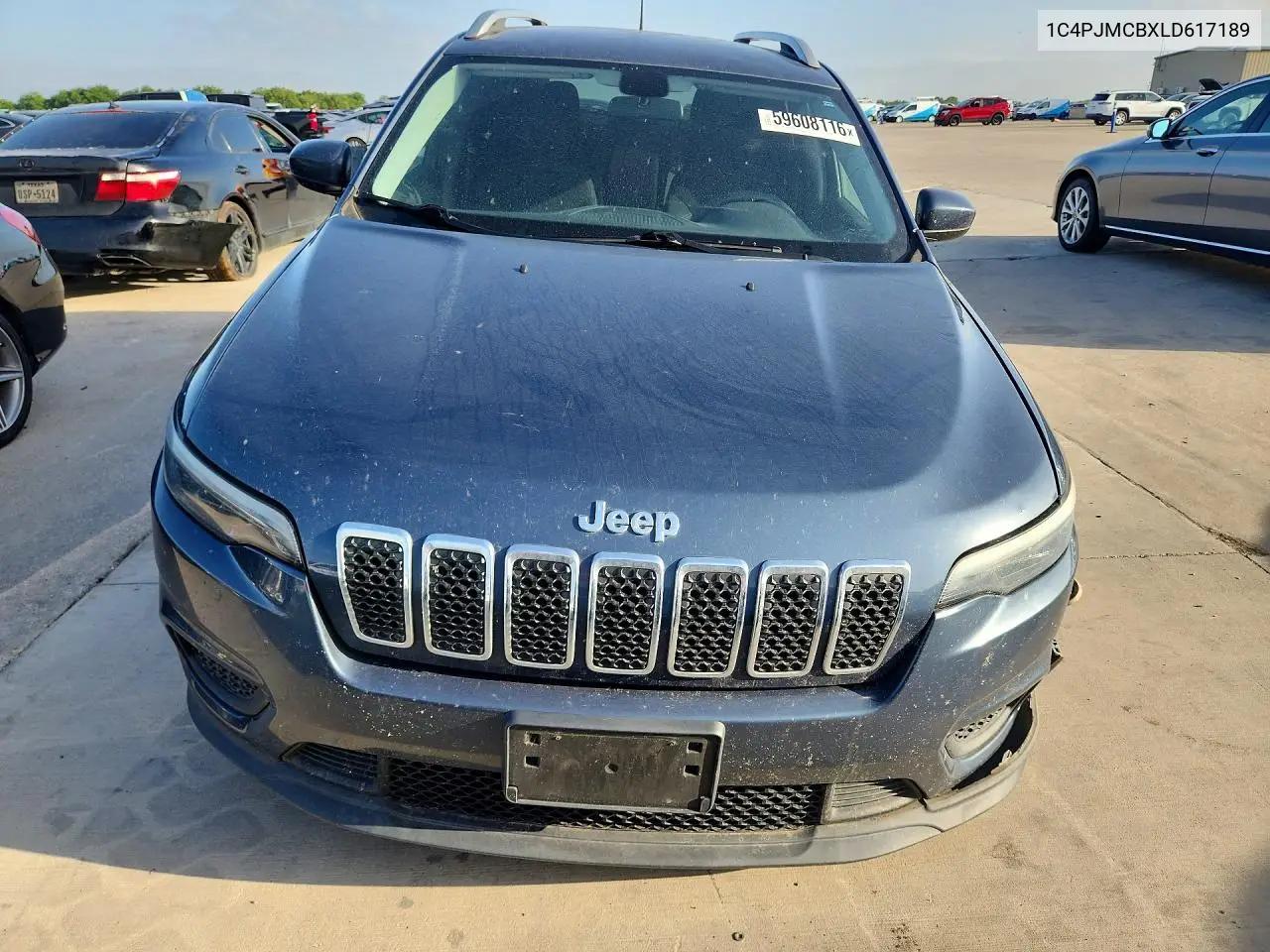 2020 Jeep Chereokee VIN: 1C4PJMCBXLD617189 Lot: 59608116