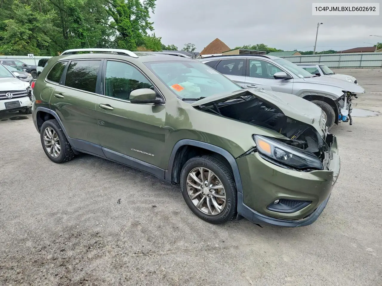 2020 Jeep Cherokee Latitude Plus VIN: 1C4PJMLBXLD602692 Lot: 59952806