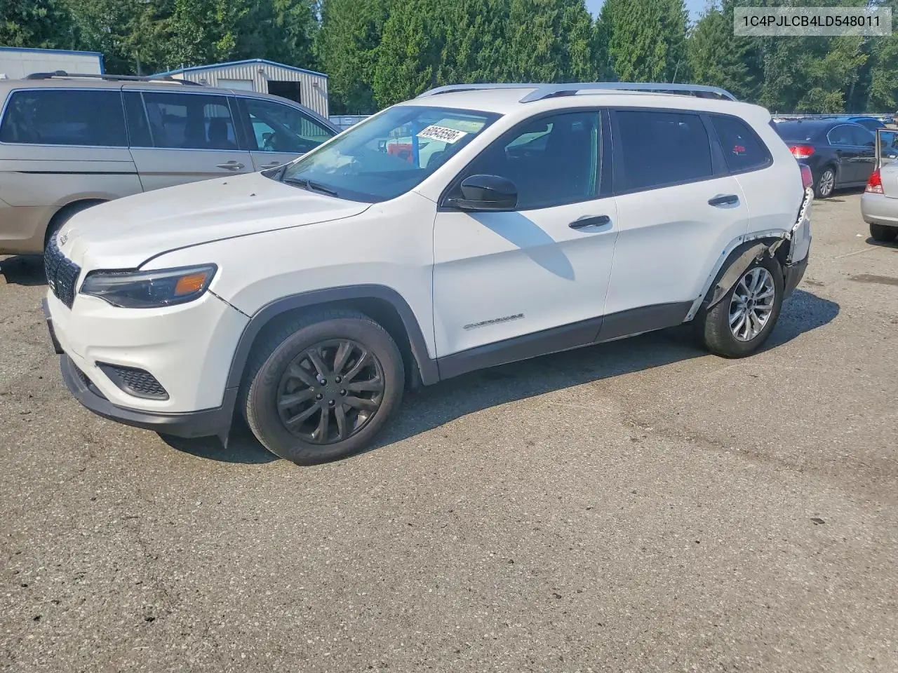 2020 Jeep Cherokee Latitude VIN: 1C4PJLCB4LD548011 Lot: 60545596
