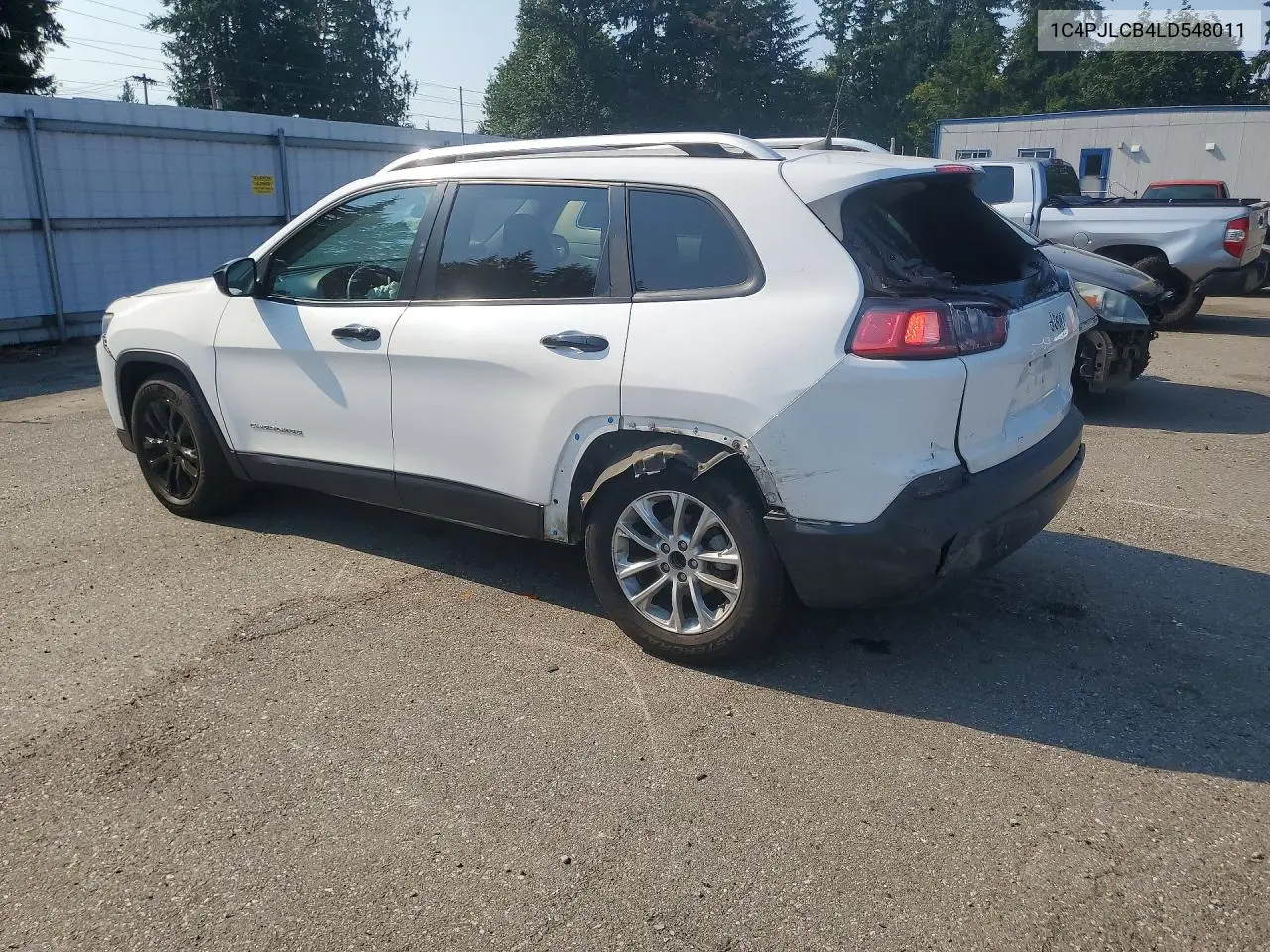 2020 Jeep Cherokee Latitude VIN: 1C4PJLCB4LD548011 Lot: 60545596