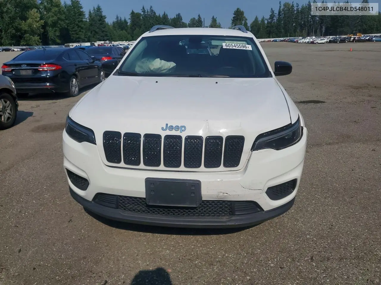2020 Jeep Cherokee Latitude VIN: 1C4PJLCB4LD548011 Lot: 60545596
