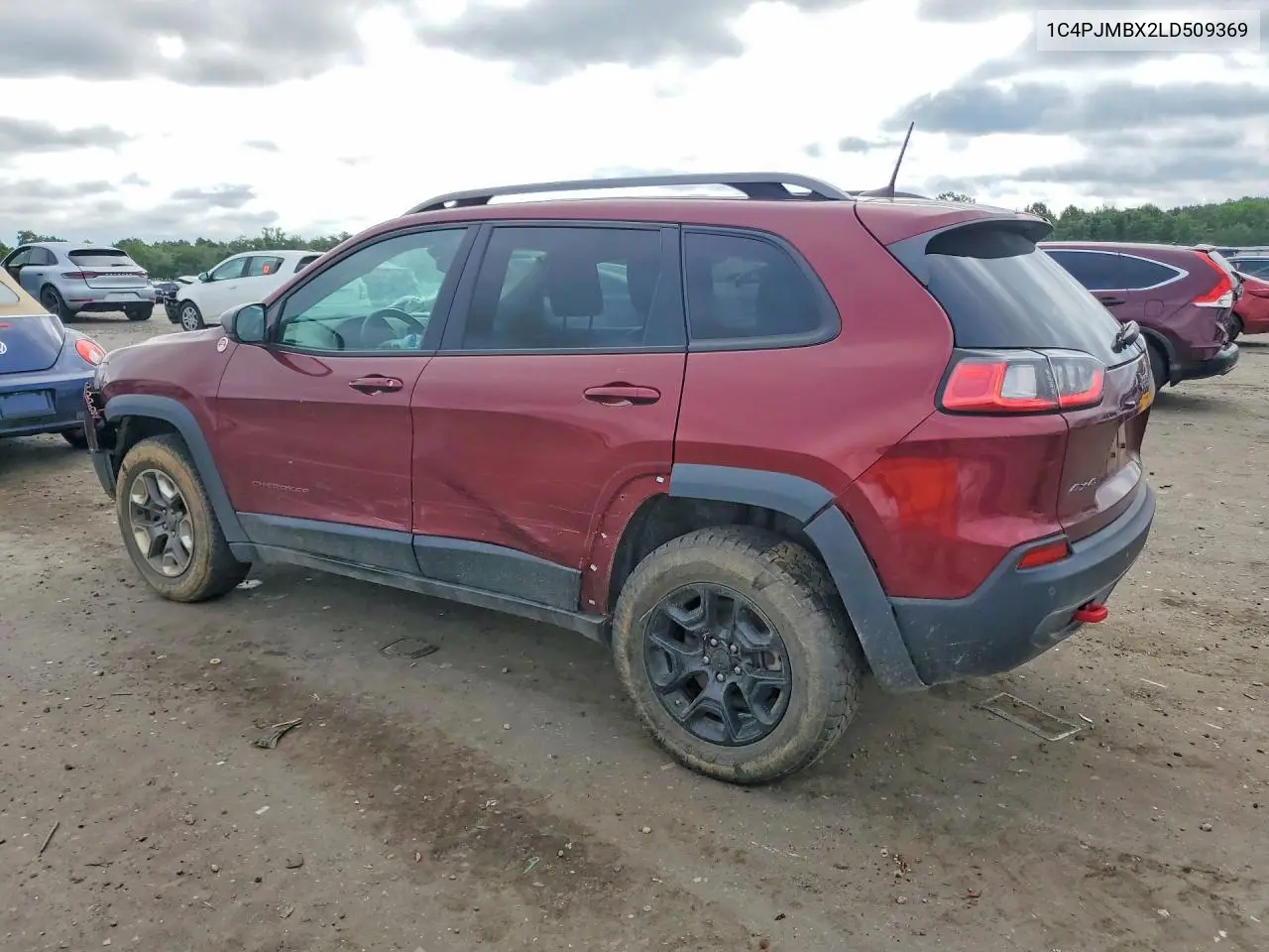 2020 Jeep Cherokee Trailhawk VIN: 1C4PJMBX2LD509369 Lot: 60790196