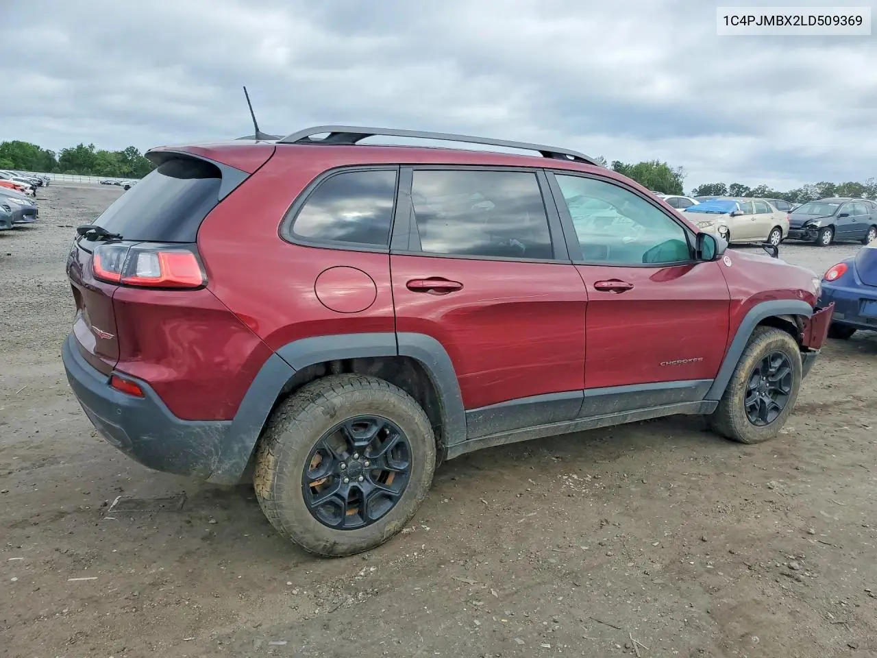 2020 Jeep Cherokee Trailhawk VIN: 1C4PJMBX2LD509369 Lot: 60790196