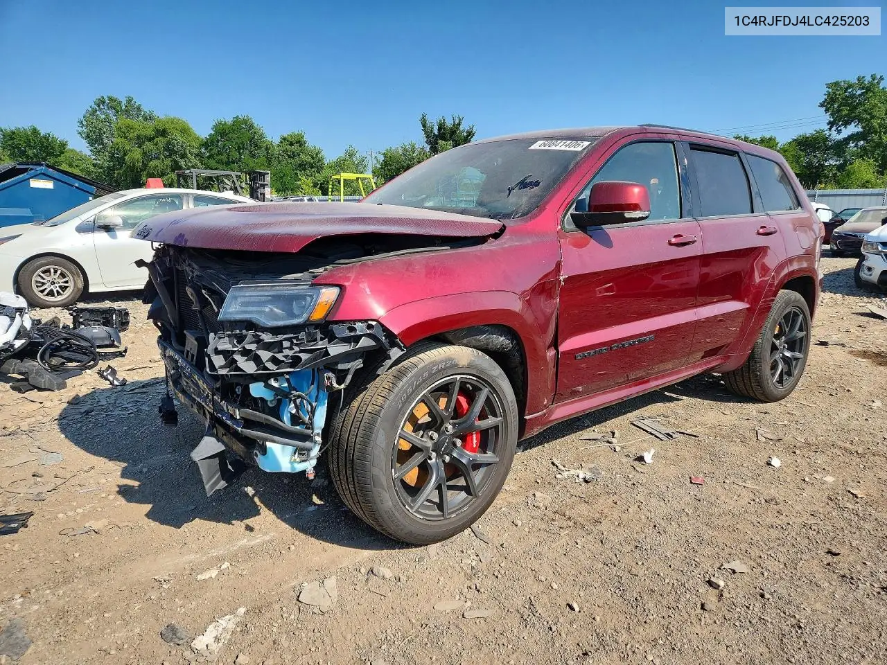 2020 Jeep Grand Cherokee Srt-8 VIN: 1C4RJFDJ4LC425203 Lot: 60841406