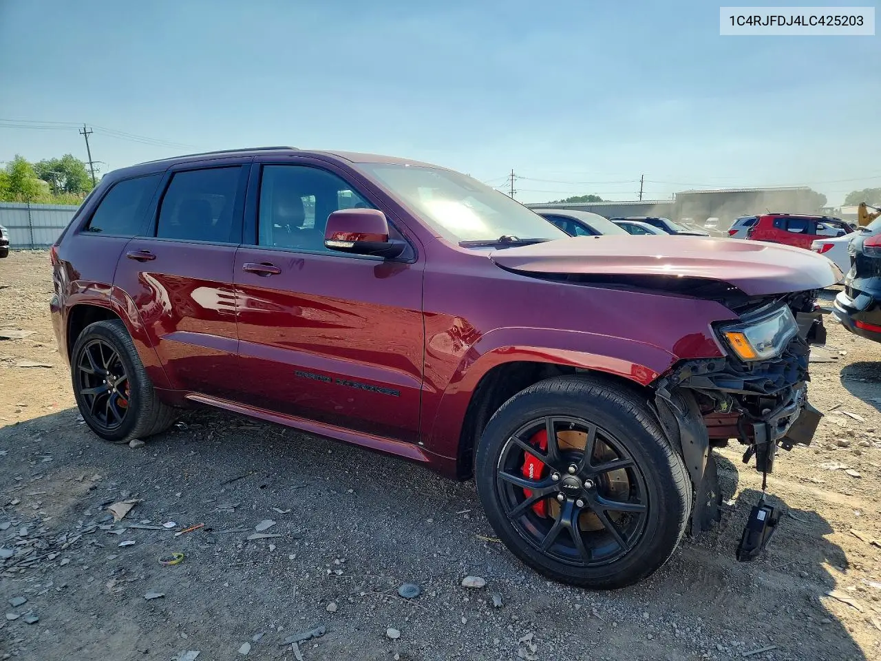 2020 Jeep Grand Cherokee Srt-8 VIN: 1C4RJFDJ4LC425203 Lot: 60841406