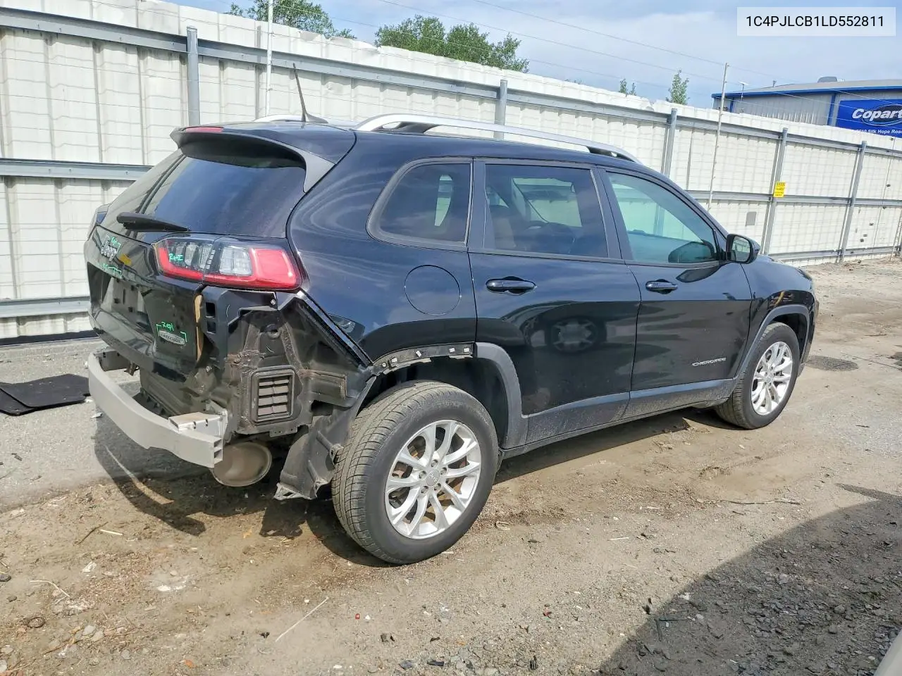 2020 Jeep Cherokee Latitude VIN: 1C4PJLCB1LD552811 Lot: 61362756