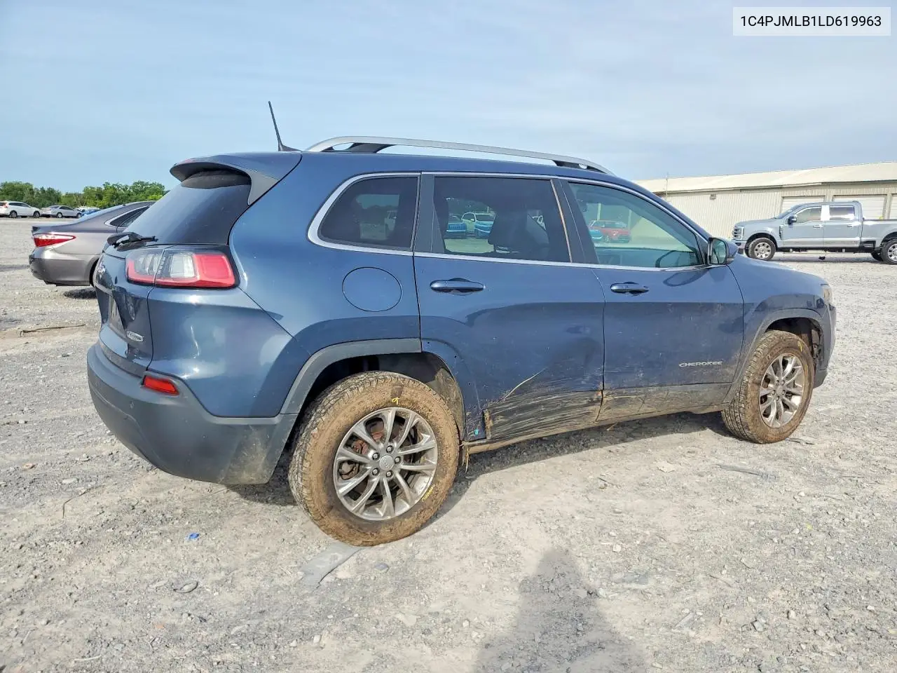 2020 Jeep Cherokee Latitude Plus VIN: 1C4PJMLB1LD619963 Lot: 61507386