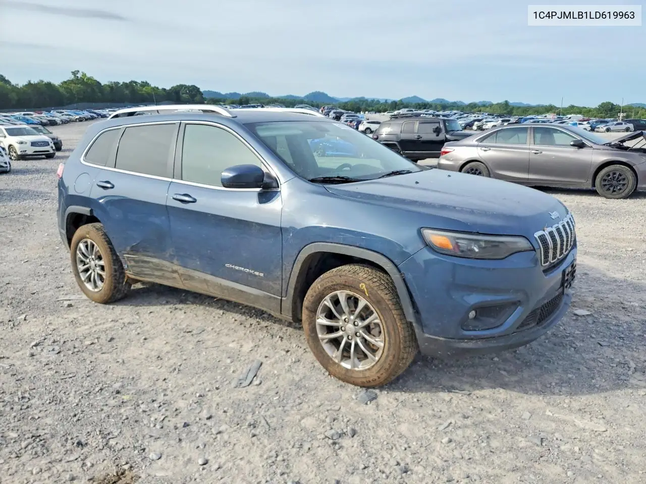2020 Jeep Cherokee Latitude Plus VIN: 1C4PJMLB1LD619963 Lot: 61507386