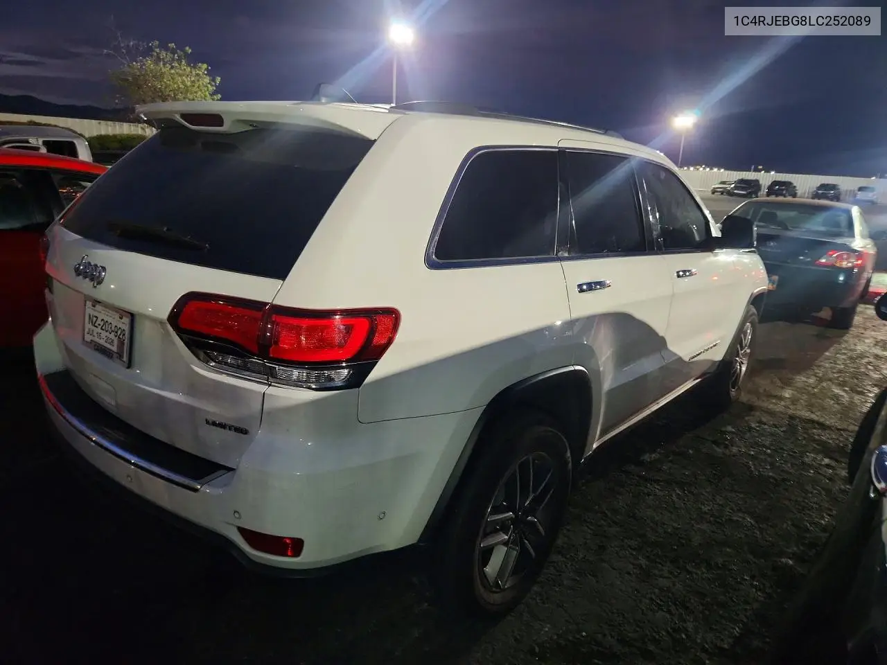 2020 Jeep Grand Cherokee Limited VIN: 1C4RJEBG8LC252089 Lot: 61640966